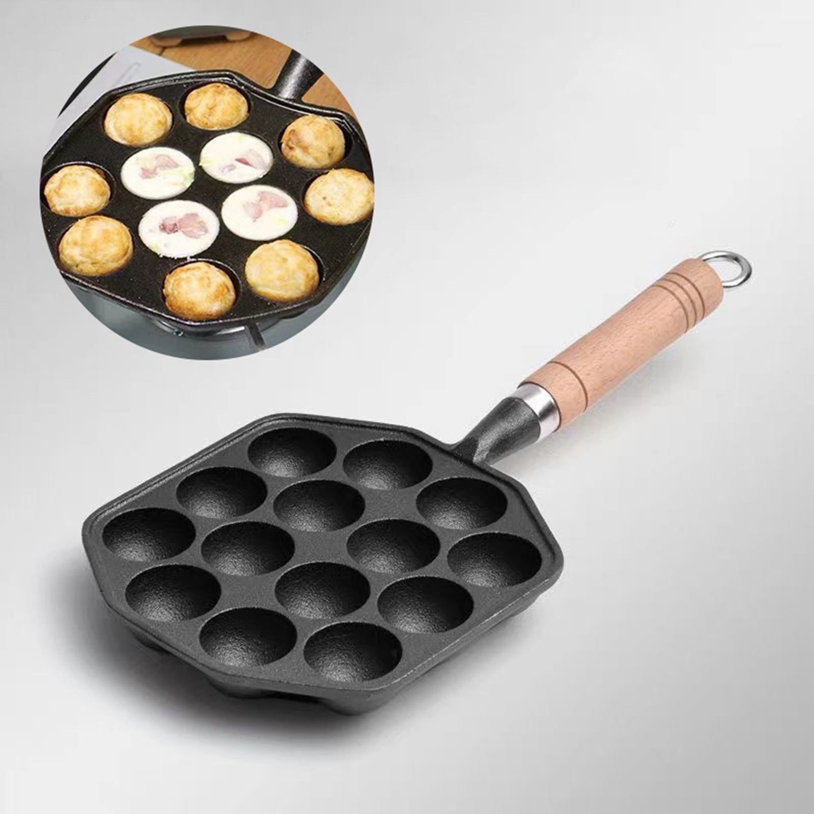 Takoyaki Grill Plate - Форма для мяса с 14 отверстиями