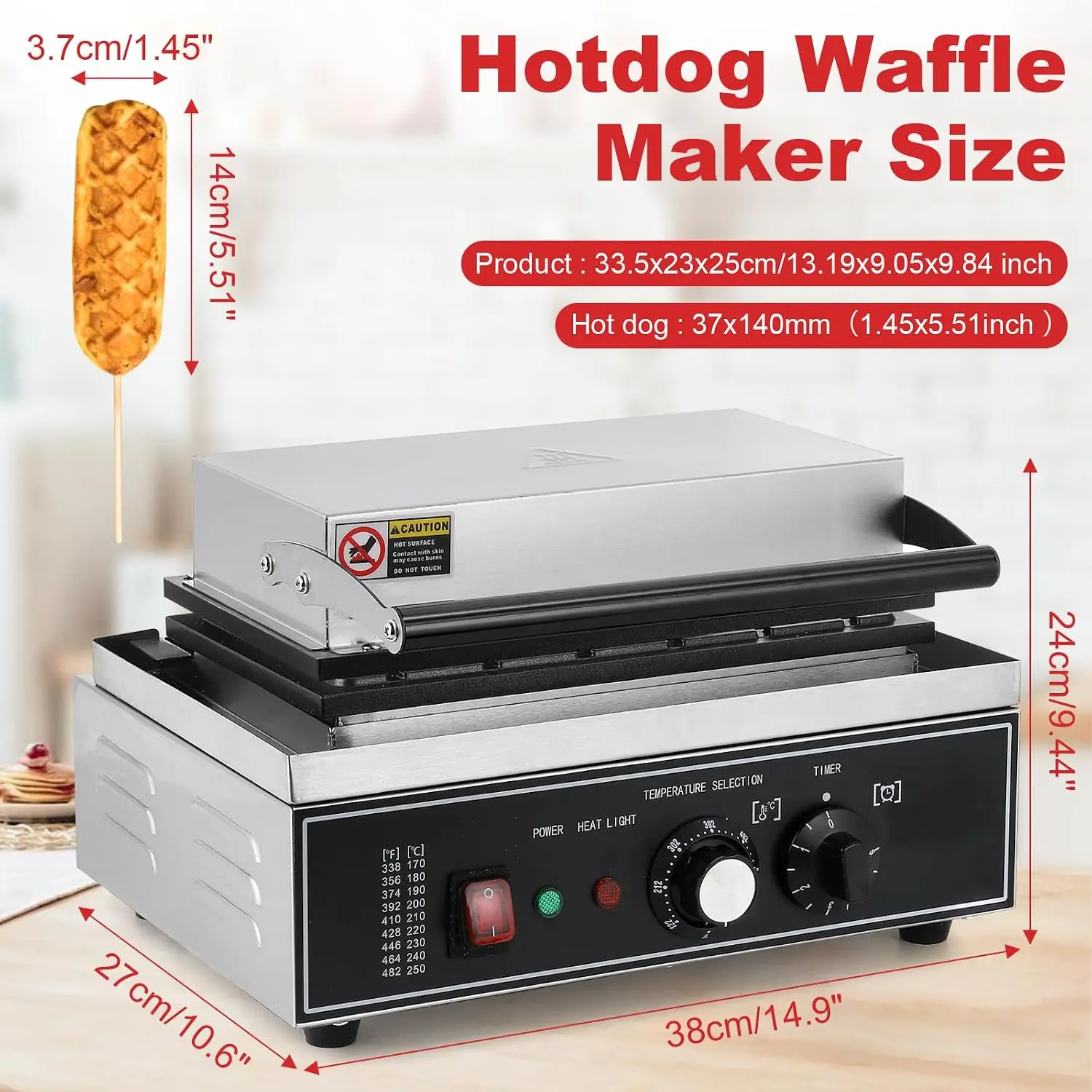 6Pcs Corn Dog Maker, 1550W Com – обзор и цена Corn Dog Stick