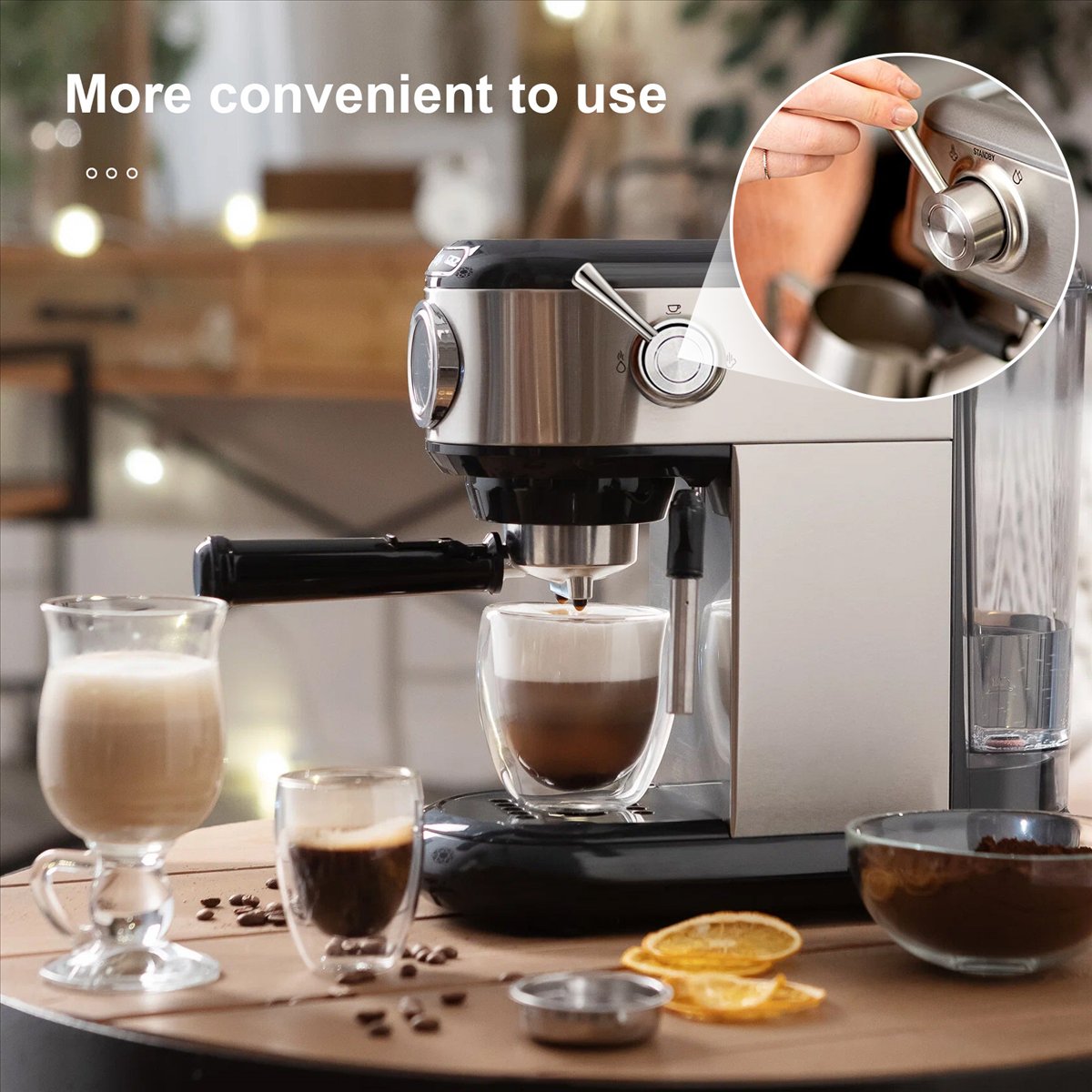 (A25M) Сменный паровой рычаг д – обзор и цена Breville Espresso Barista Express