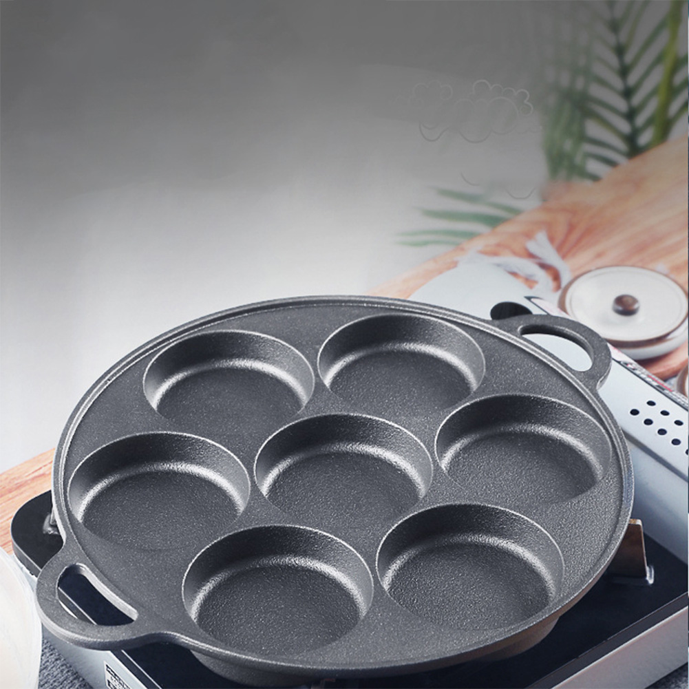 Чугунная сковорода с 7 отверст – обзор и цена Egg Waffle Pan