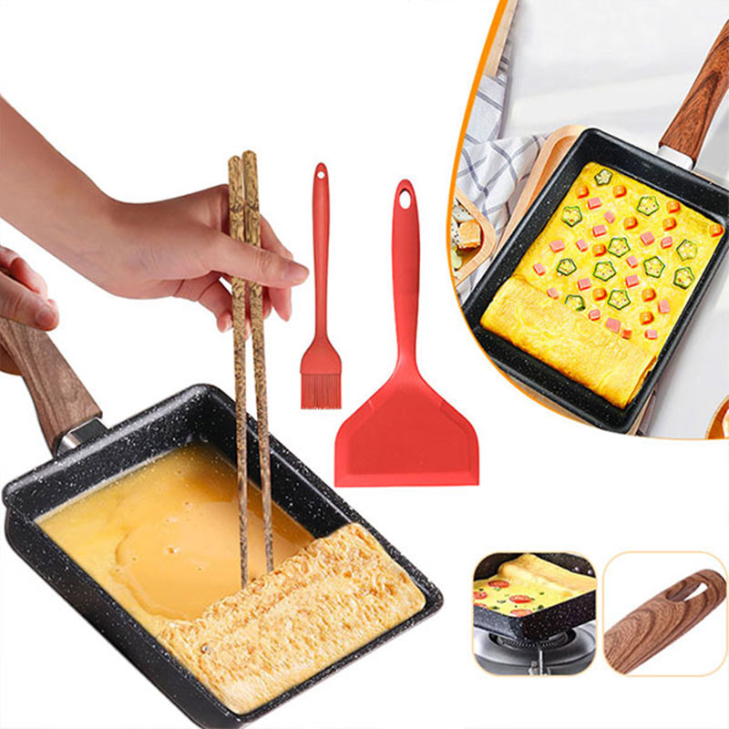 Японская сковорода для омлета  – обзор и цена Egg Waffle Pan