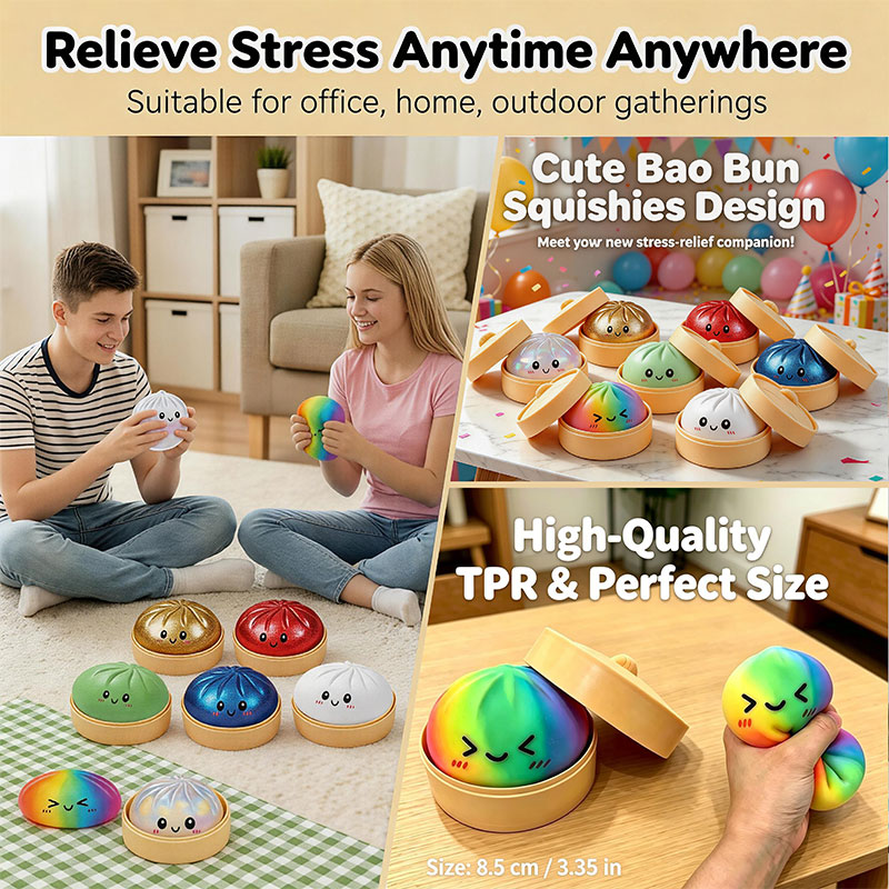 Мягкая игрушка-сквиш Bao Bun в – обзор и цена Bao Steamer Bamboo