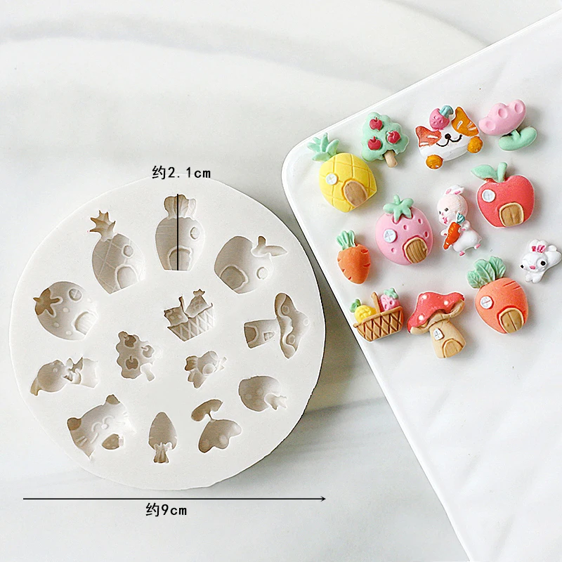 Милый кролик, медведь, морковн – обзор и цена Bunny Cake Mold