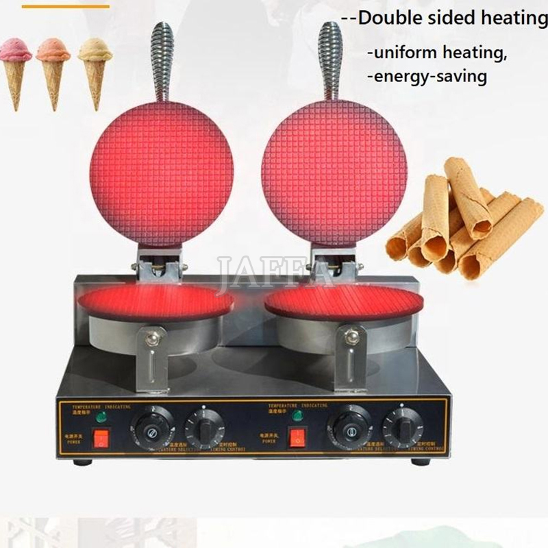 Двухголовочная машина для приг – обзор и цена Waffle Cone Maker