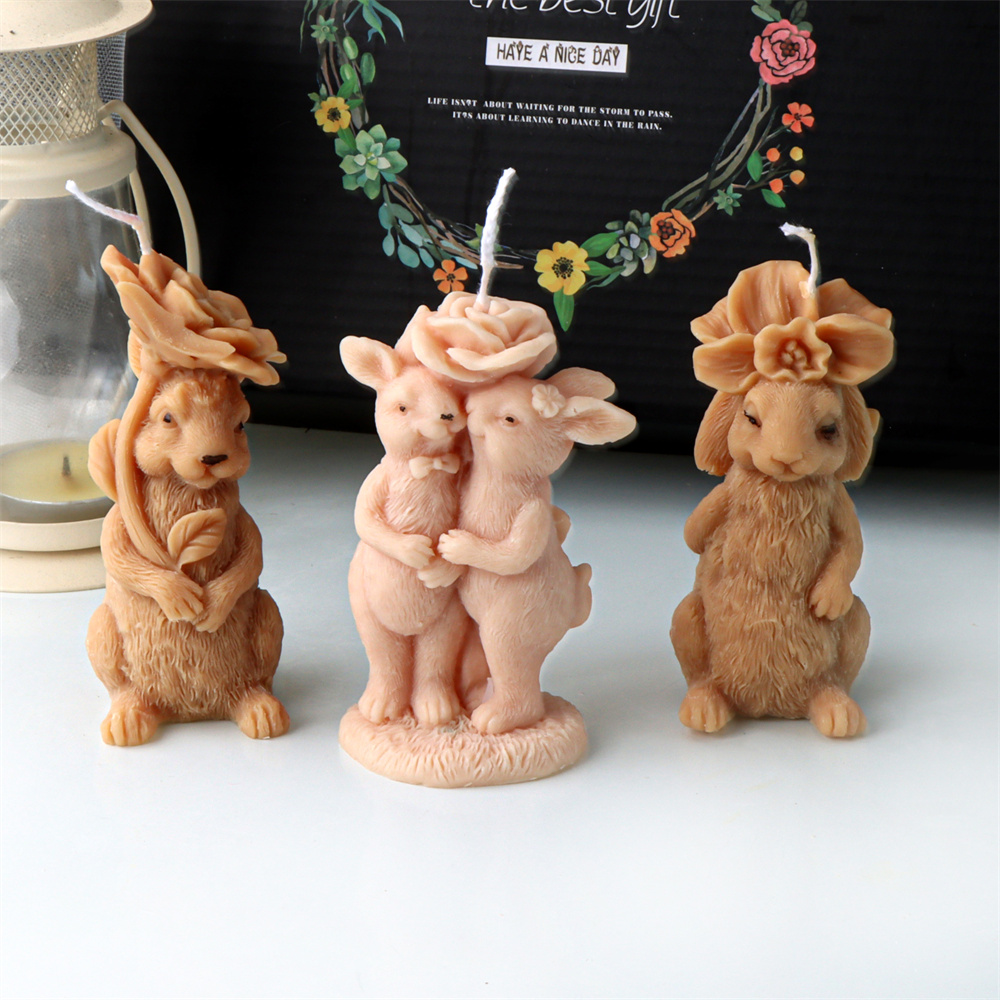 3D цветок кролик свеча силикон – обзор и цена Bunny Cake Mold