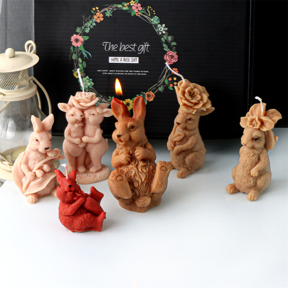 3D цветок кролик свеча силикон – обзор и цена Bunny Cake Mold