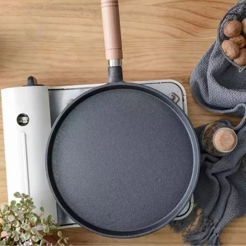Чугунная сковорода 20 см с дер – обзор и цена Egg Waffle Pan